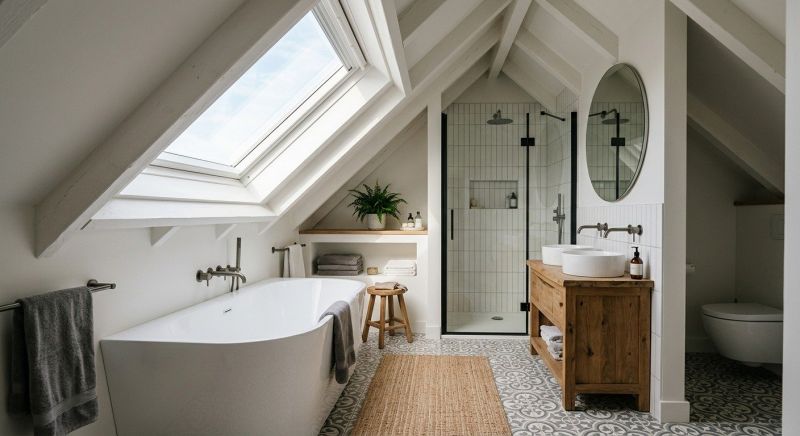 Attic Bathroom Remodeling in Pinckney, MI