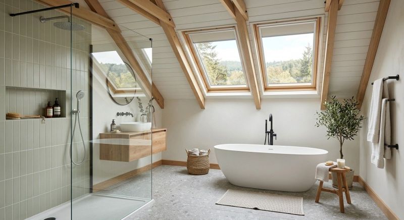 Attic Bathroom Remodeling in Pinckney, MI