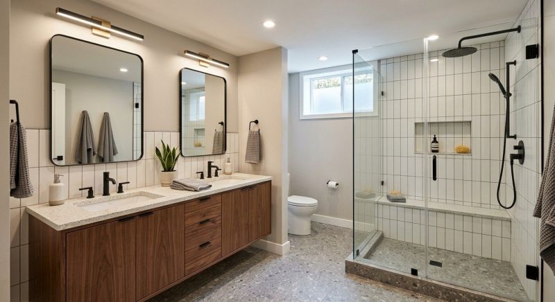 Basement Bathroom Remodeling in Pinckney, MI
